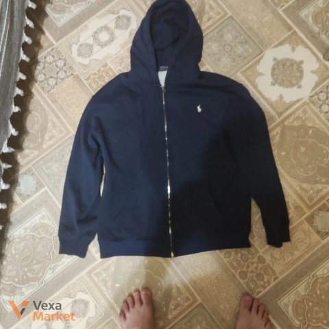 Худі Polo Ralph Lauren темно-синє, розмір M
