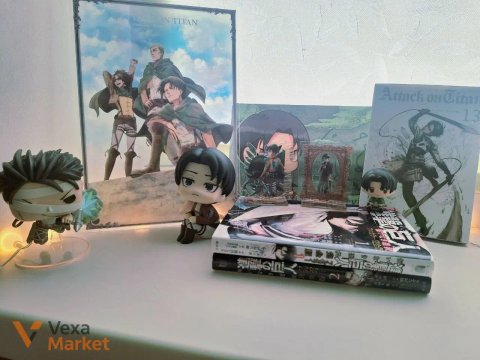 Колекційні фігурки та манґа Attack on Titan оригінал з Японії