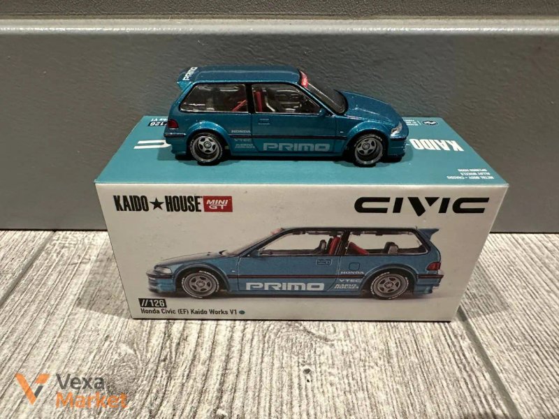 Колекційні моделі Kaido House Honda Civic та Datsun 510 — фото 4