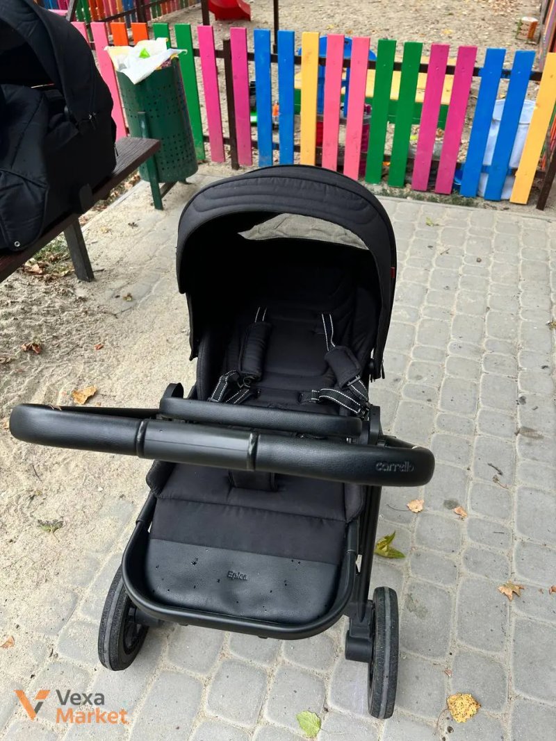 Коляска Carrello Epica 2в1 чорна — фото 4