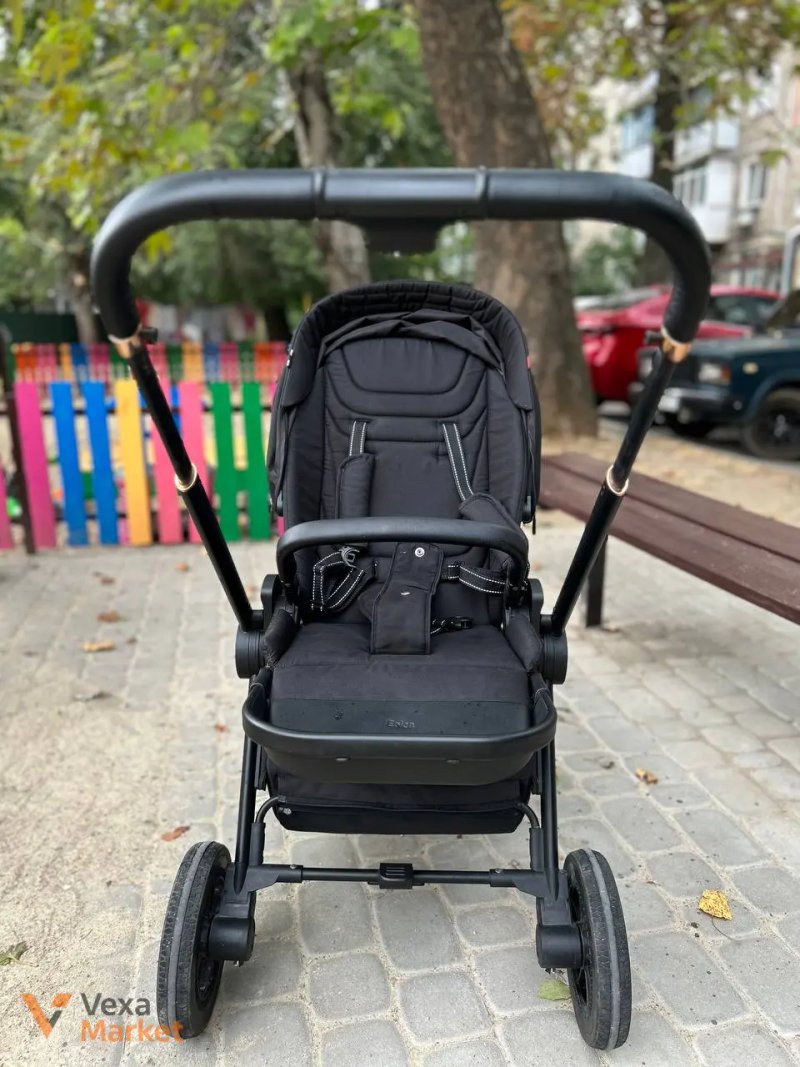 Коляска Carrello Epica 2в1 чорна — фото 7
