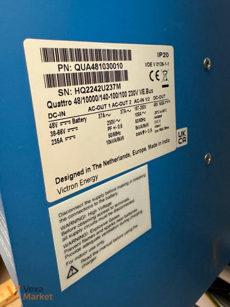 Комплект Victron Energy + Pylontech: инверторы Quattro, аккумуляторы US5000, контроллеры SmartSolar — фото 4