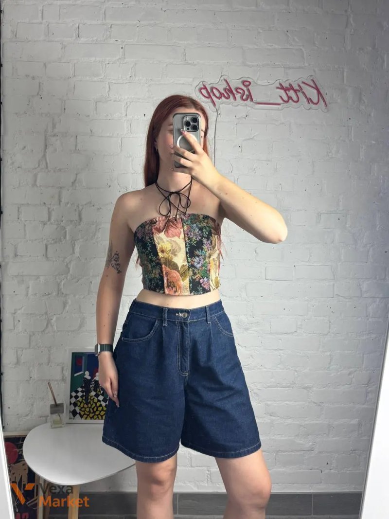 Корсет жіночий квітковий розмір S/M — фото 8