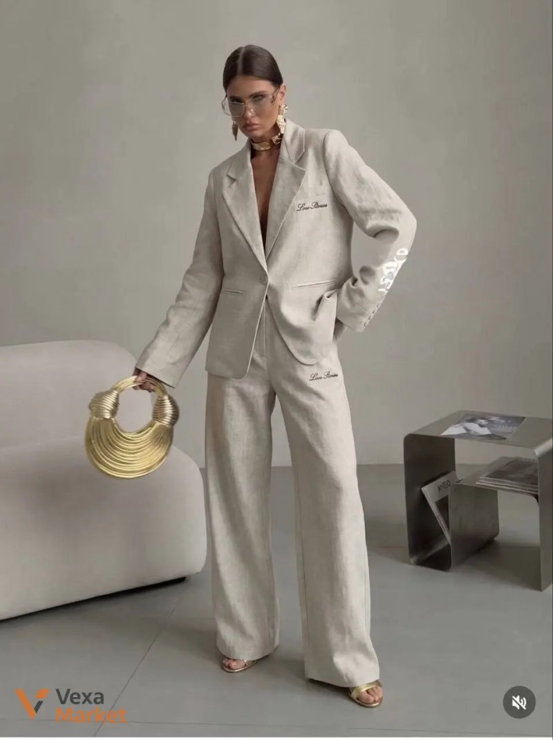 Костюм Loro Piana з льону — фото 4