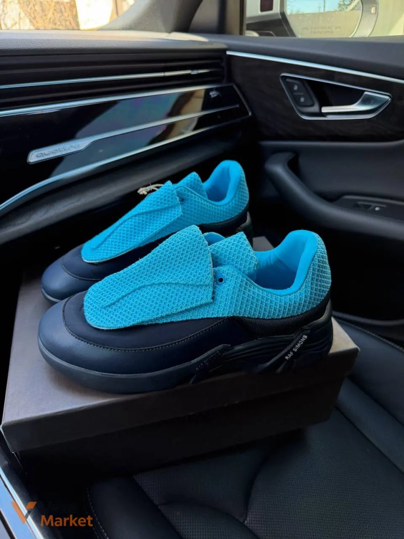 Кросівки AD Raf Simons Antei Aqua Blue шкіряні — фото 6