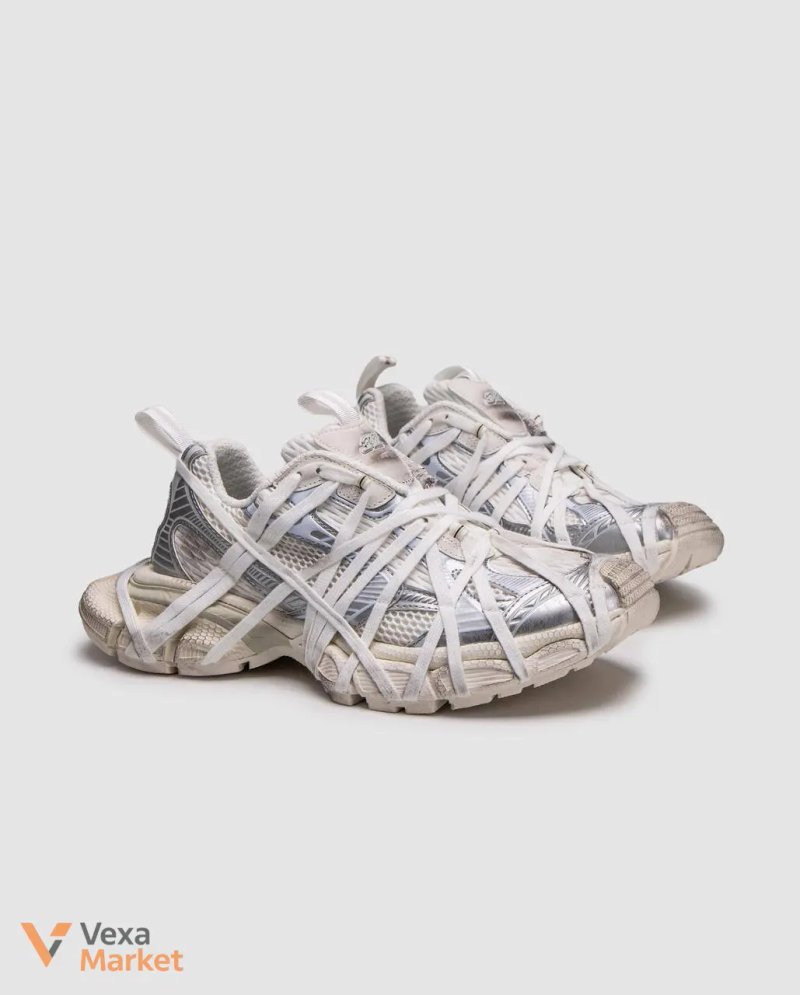 Кросівки BALENCIAGA 3XL Extreme Lace White Silver — фото 7