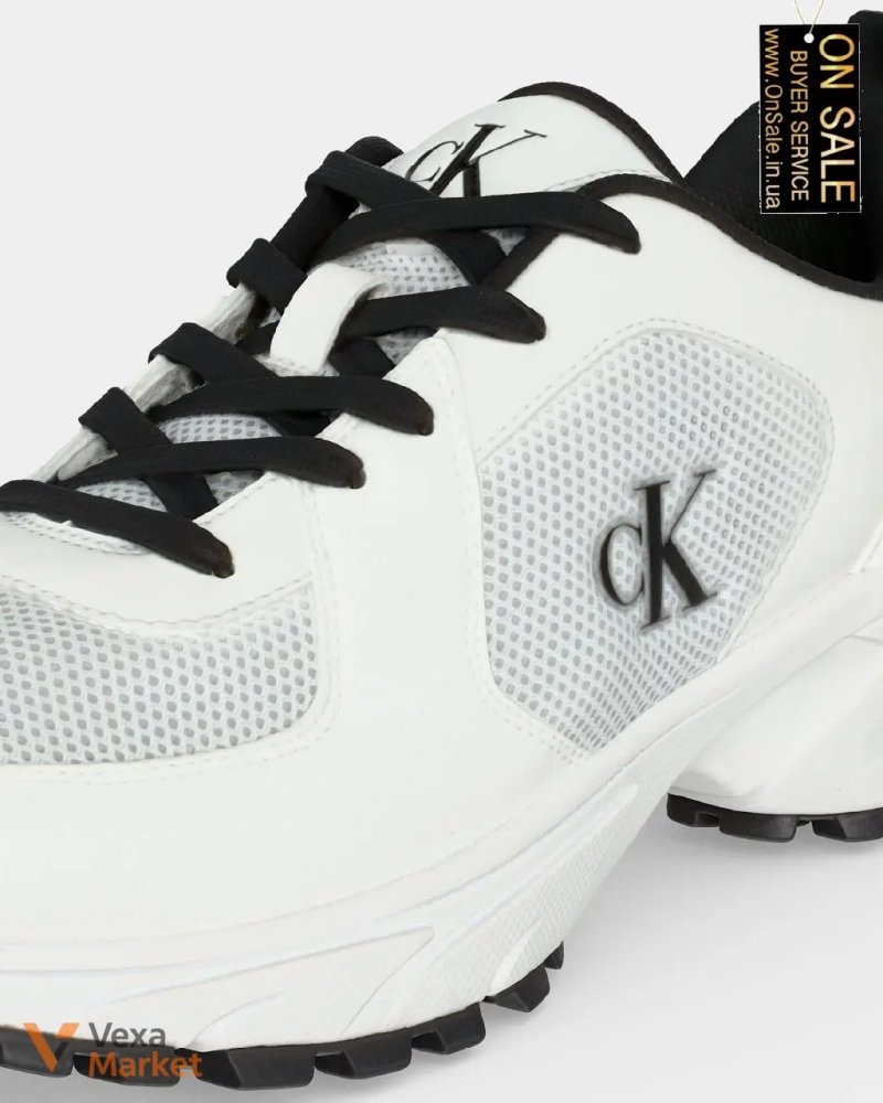 Кросівки Calvin Klein RUNNER LACE UP білі/чорні — фото 5