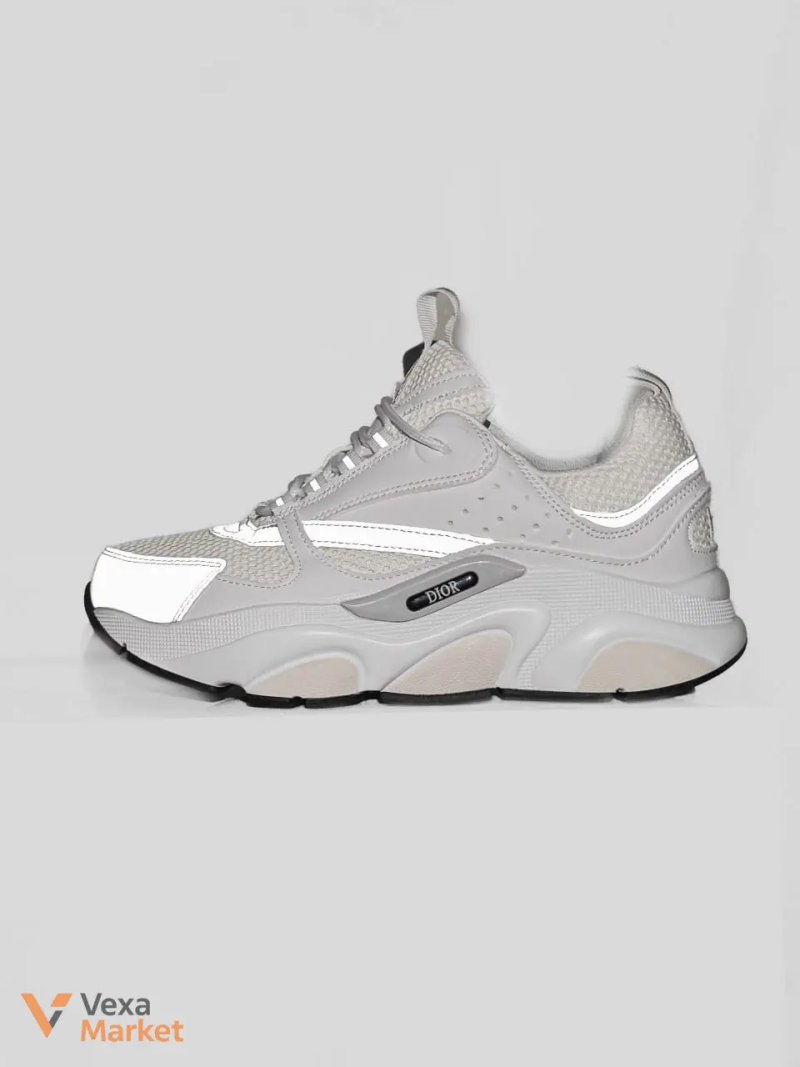 Кросівки Dior B22 Reflective White/Grey — фото 2