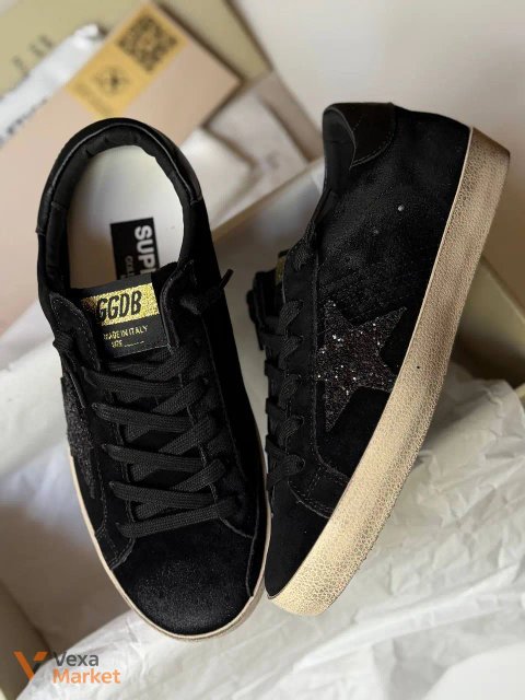 Кросівки Golden Goose чорні замшеві