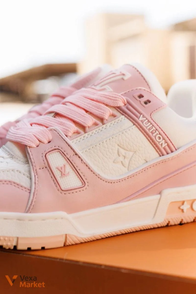 Кросівки Louis Vuitton Trainer White Pink — фото 4