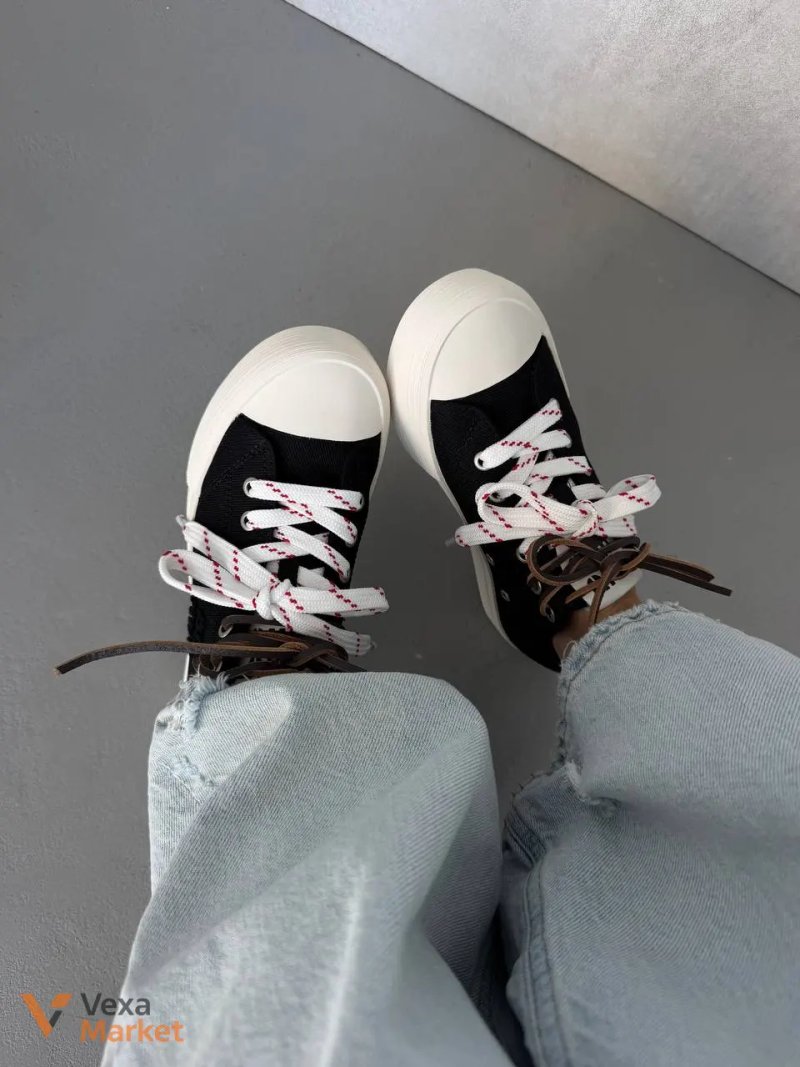 Кросівки Miu Miu Washed Denim Black — фото 6