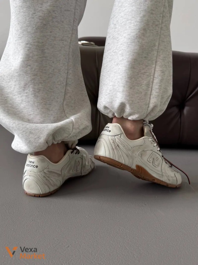 Кросівки New Balance 530 x Miu Miu Dirty White шкіряні — фото 6