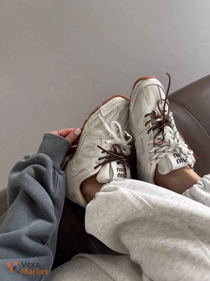 Кросівки New Balance 530 x Miu Miu Dirty White шкіряні — фото 7