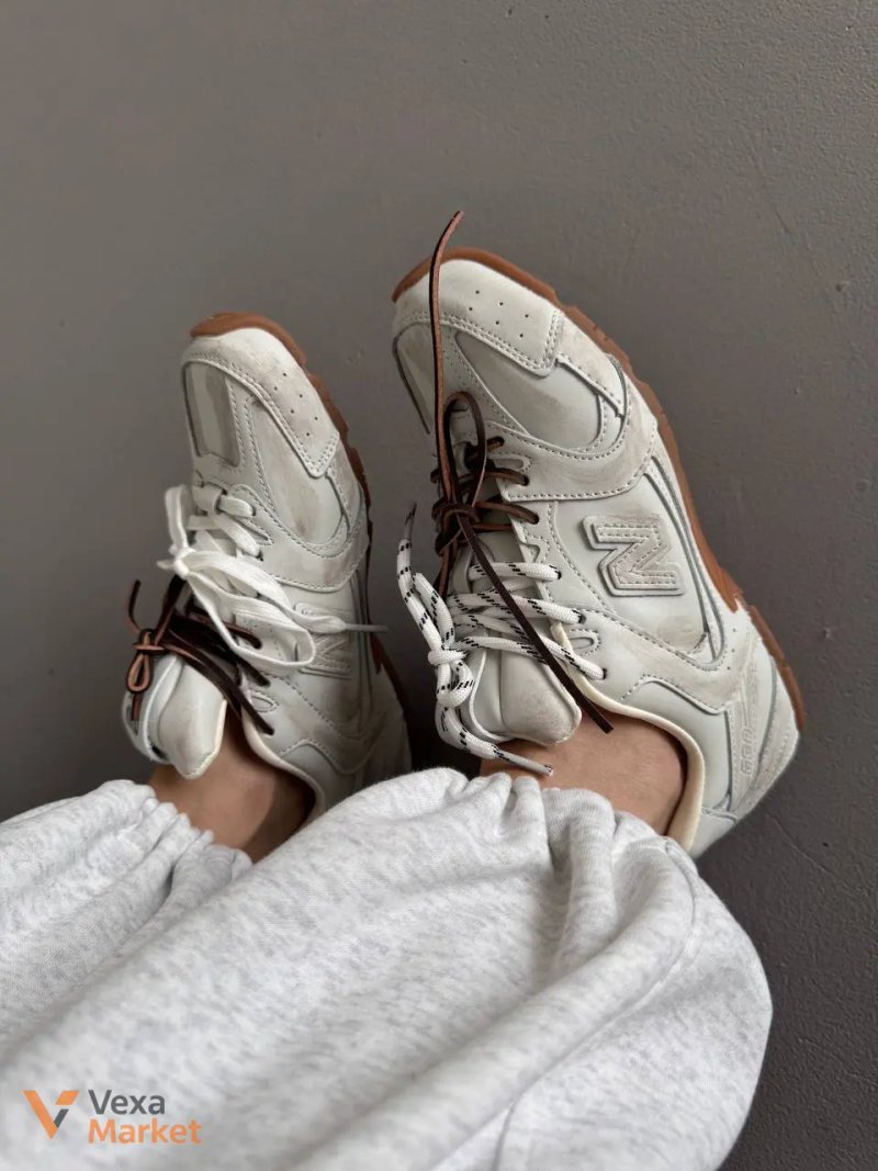 Кросівки New Balance 530 x Miu Miu Dirty White шкіряні — фото 9