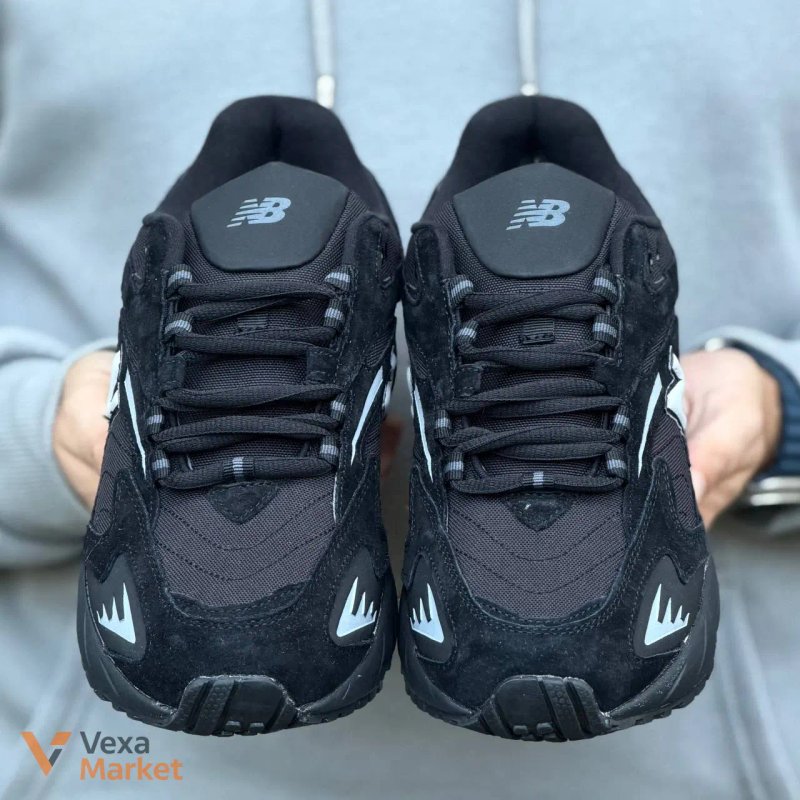 Кросівки New Balance 725 чорні текстиль/замша — фото 4