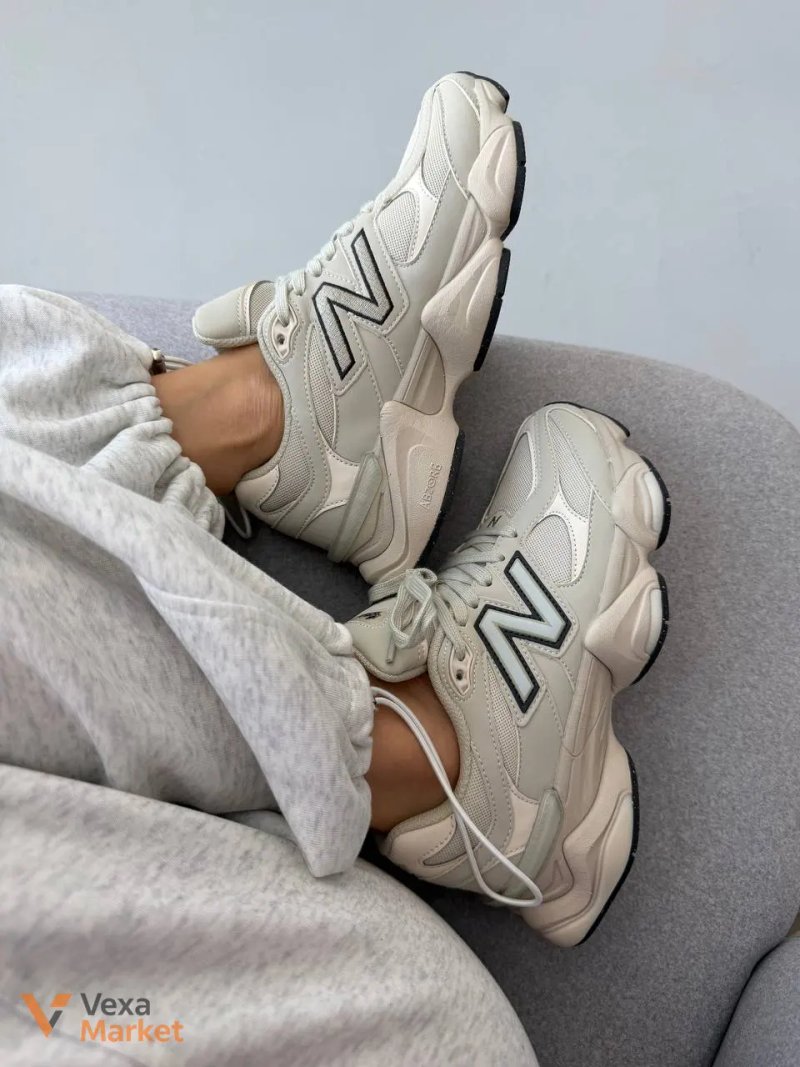 Кросівки New Balance 9060 Light Cream Leather — фото 8