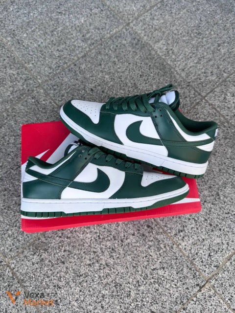 Кросівки Nike Dunk Low Team Green&White
