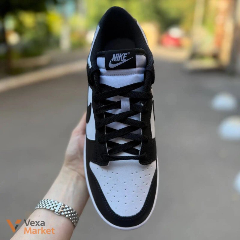 Кросівки Nike SB Dunk Low White Black — фото 2