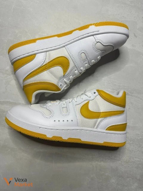 Кросівки Nike шкіряні біло-жовті