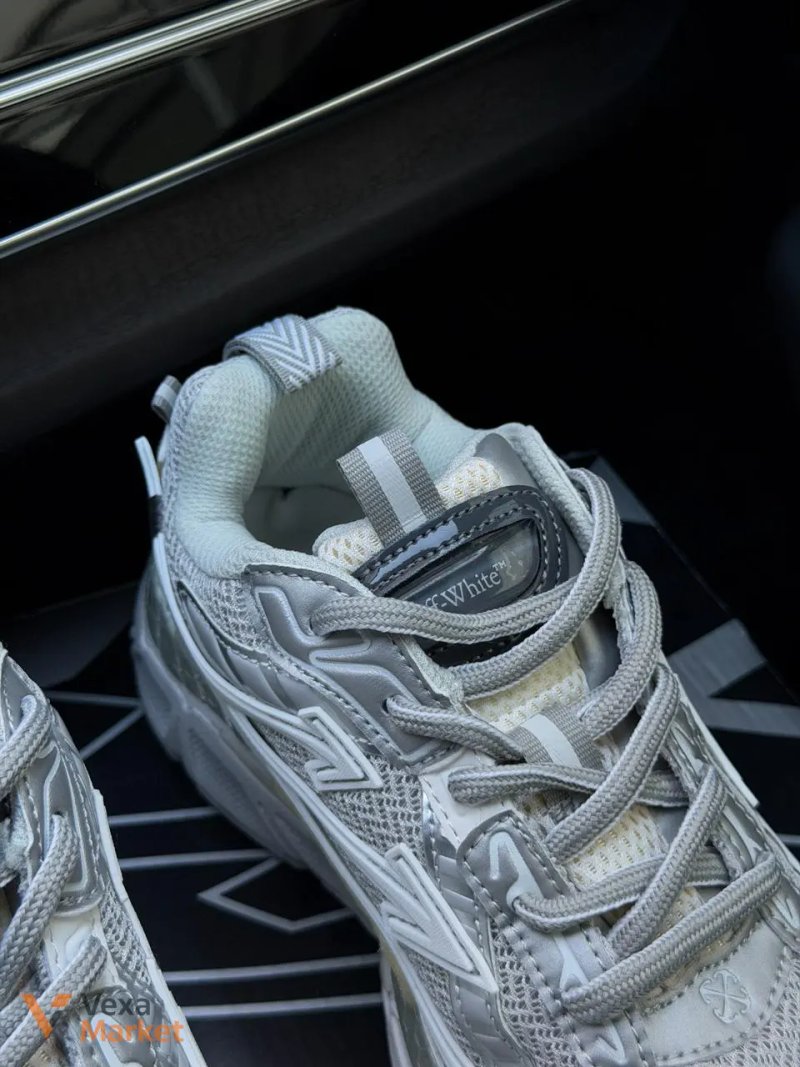 Кросівки Off-White Be Right Back Gray/Silver — фото 2