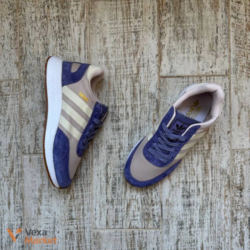 Кросівки жіночі Adidas Iniki Beige & Violet — фото 8