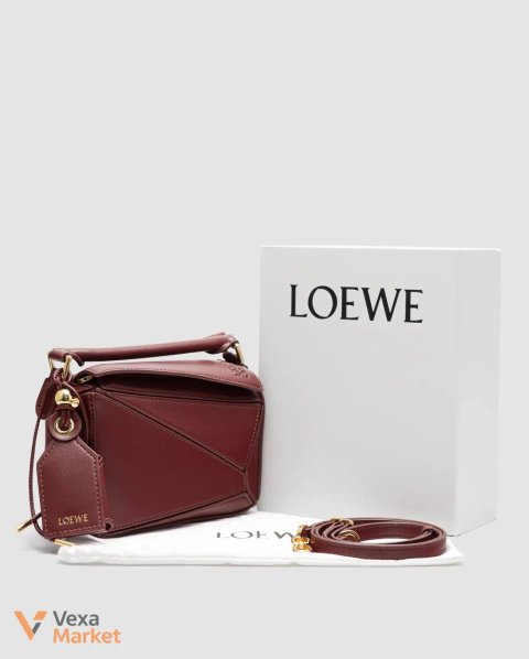 Loewe mini Puzzle сумка з гладкої шкіри