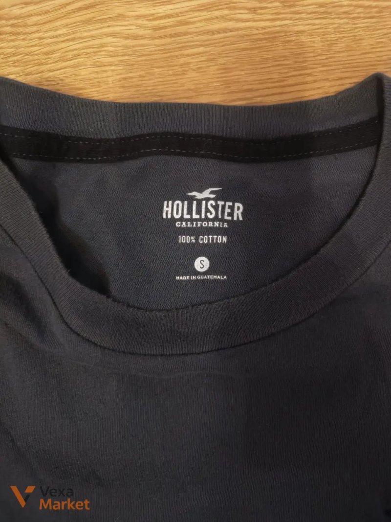 Лонгслів Hollister чоловічий темно-сірий S — фото 2