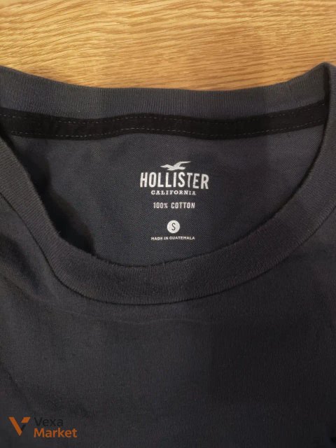 Лонгслів Hollister темно-сірий, розмір S