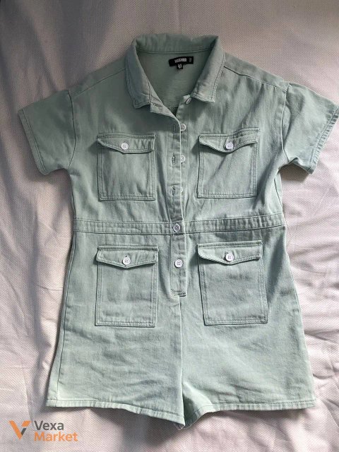 М'ятний джинсовий комбінезон Missguided UK 10 / EUR 38 / S