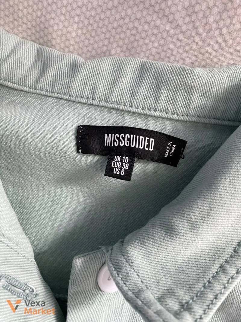 М'ятний джинсовий комбінезон Missguided UK 10 / EUR 38 / S — фото 3