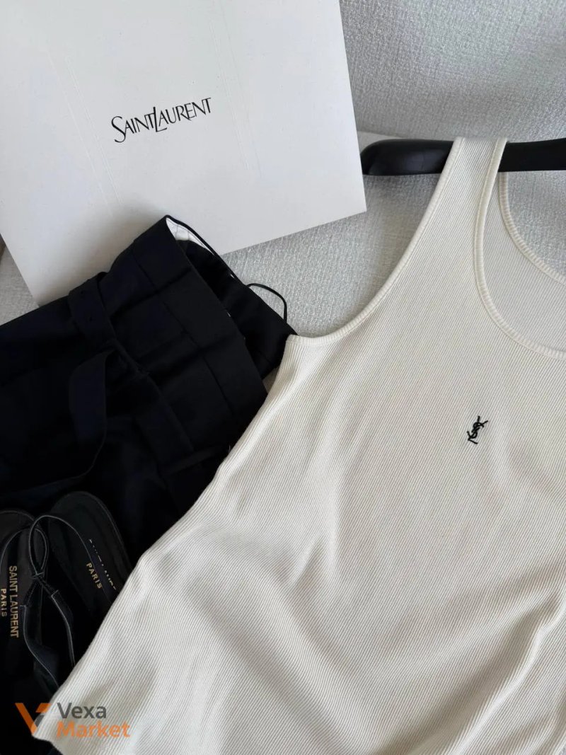 Майка YSL універсального розміру з 100% котону — фото 4