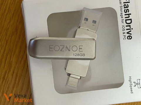 Металевий USB-флеш-накопичувач EOZNOE 128GB USB 3.0 Lightning