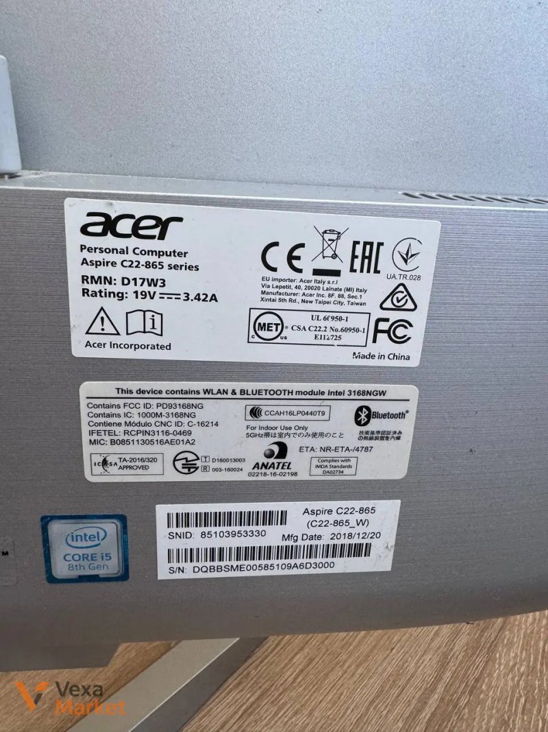 Моноблок Acer Aspire C22-865 Intel Core i5 — фото 3