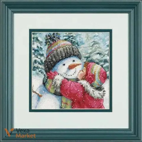 Набір для вишивання Dimensions 70-08833 "A Kiss for Snowman"
