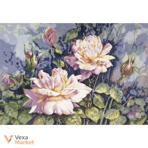 Набір для вишивання хрестиком Classic Design 4503 Акварельні Троянди 53 х 37 см