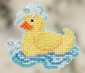 Набір для вишивання Mill Hill "Rubber Ducky//Гумове каченя" MH182102