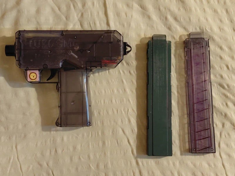 Нерф пістолет uzi smg на акумуляторі — фото 2