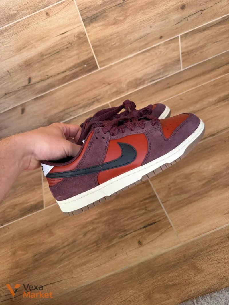 Nike Dunk Low Burgundy/Orange — фото 3