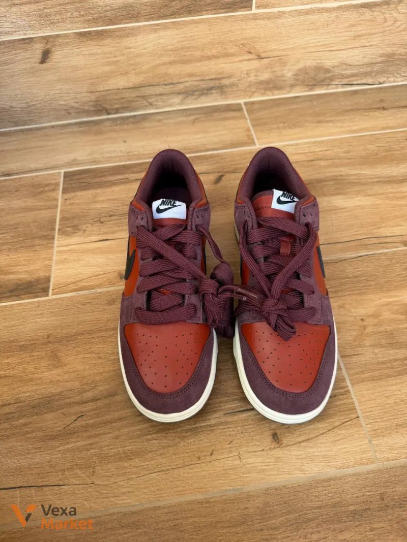 Nike Dunk Low Burgundy/Orange — фото 7