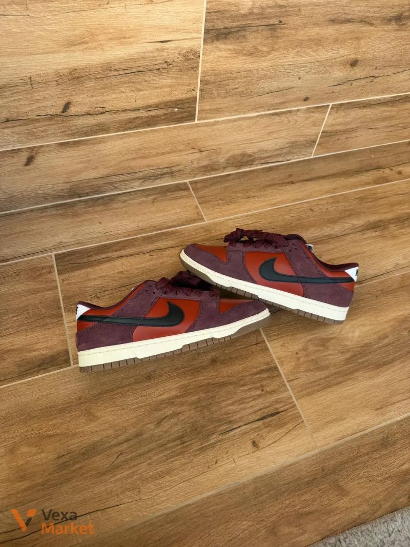 Nike Dunk Low Burgundy/Orange — фото 8