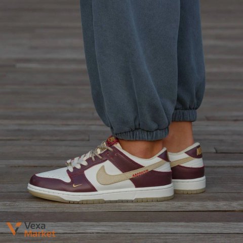 Nike Dunk LX White/Maroon