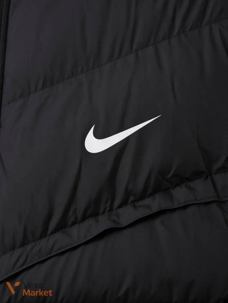 Nike пуховик / куртка з капюшоном чорна L/46 — фото 4