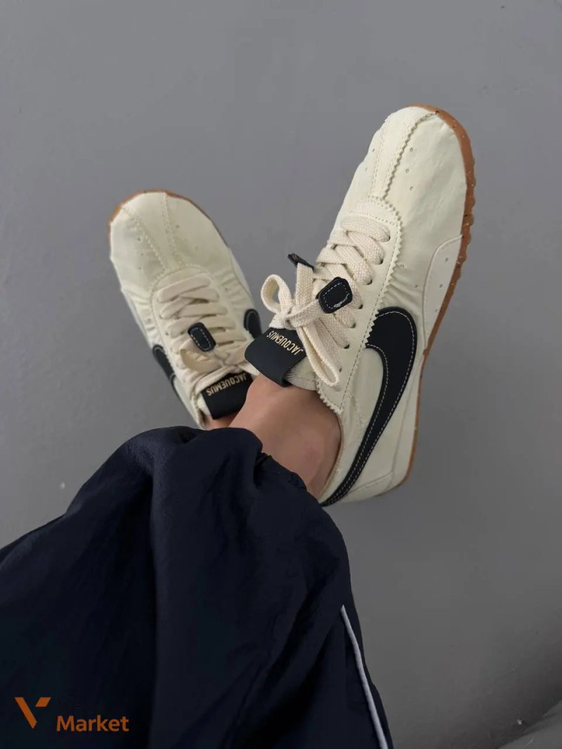 NIKE x JACQUEMUS MOON SHOE CREAM / BLACK — фото 8