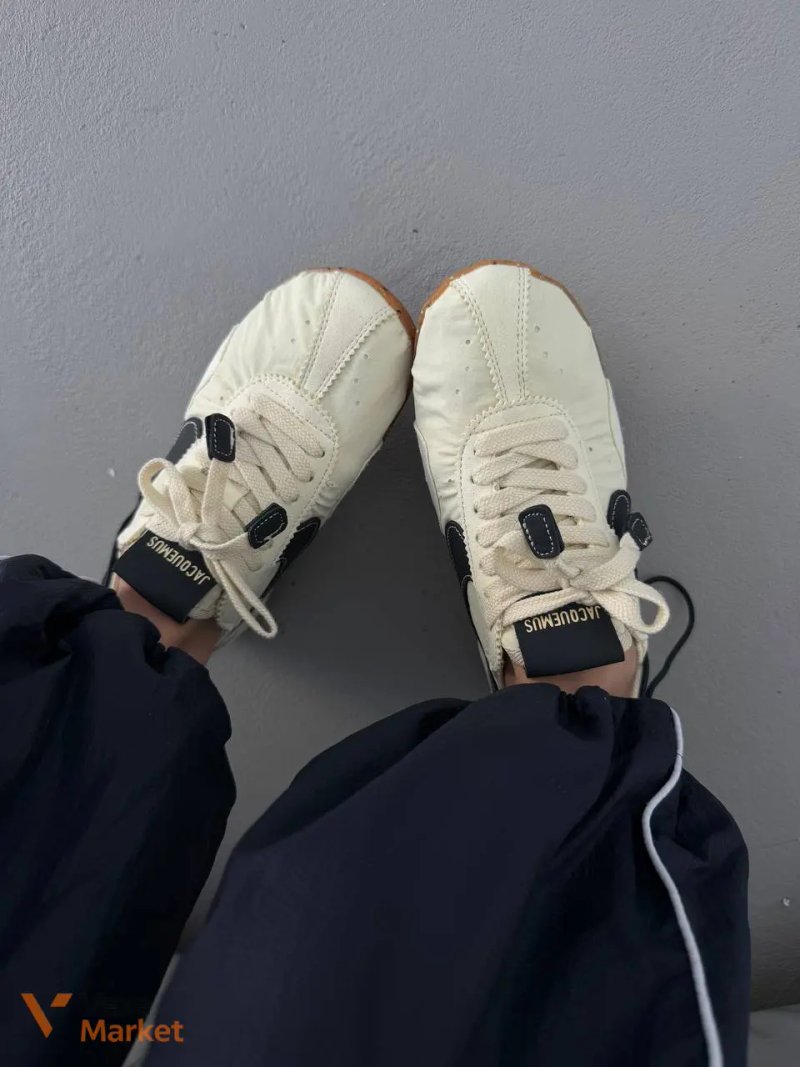 NIKE x JACQUEMUS MOON SHOE CREAM / BLACK — фото 9