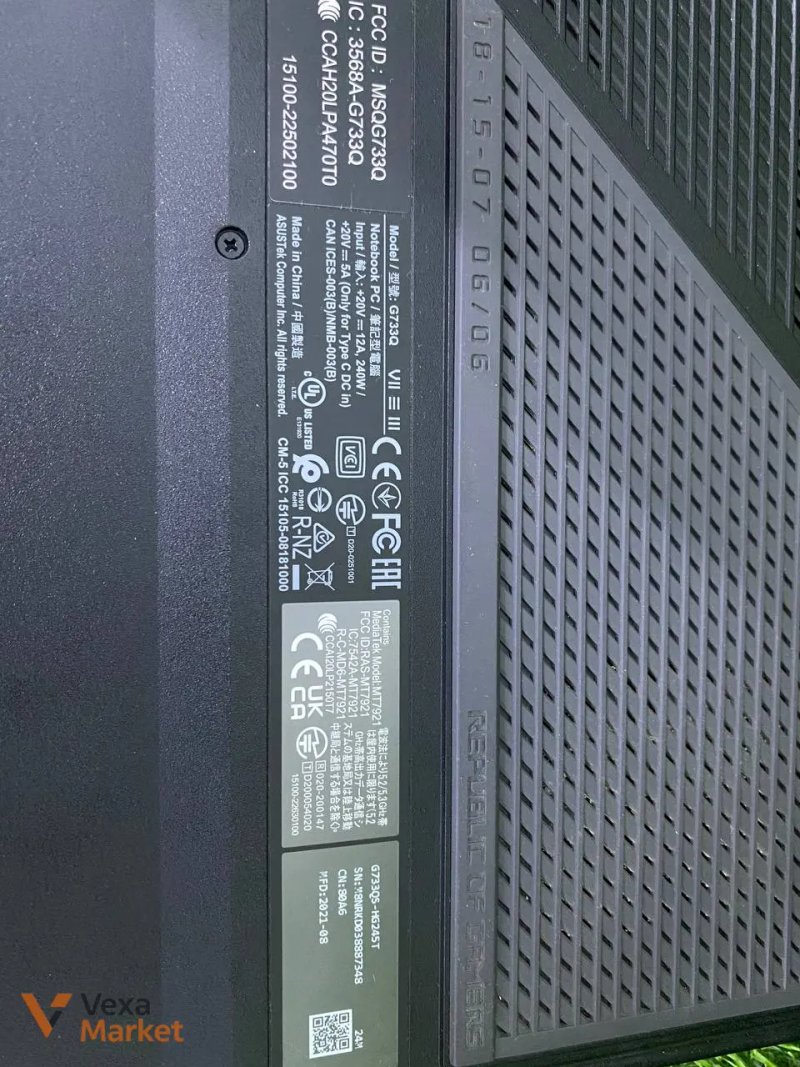 Ноутбук Asus Rog Strix 17.3" Full HD 300Hz, AMD Ryzen 9 5900HX, 32GB RAM, 1TB SSD, RTX 3080 8GB — фото 6