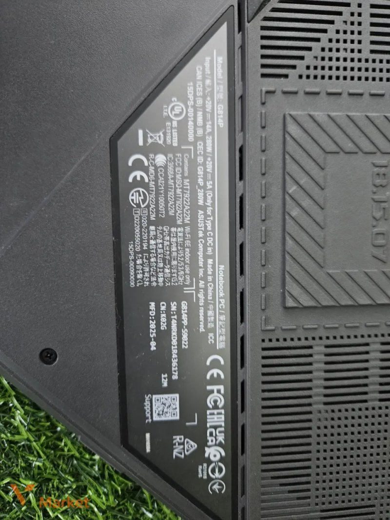 Ноутбук Asus Rog Strix 18" 2K 240Hz, AMD Ryzen 9 8940HX, 32GB RAM, 1TB SSD, RTX 5070 8GB — фото 3
