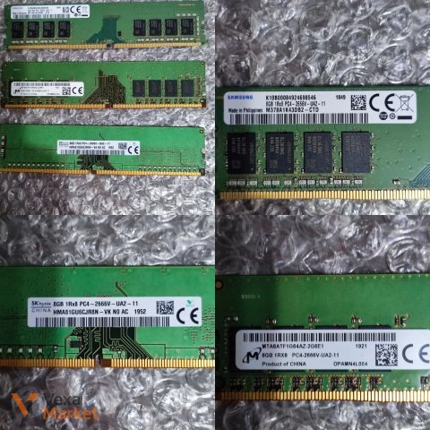 Оперативна пам'ять DDR4 8GB 2666MHz від Samsung, Micron, SK Hynix
