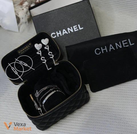 Органайзер для прикрас Chanel з натуральної шкіри