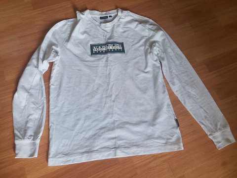 Оригінальний лонгслів Napapijri S-Box Logo