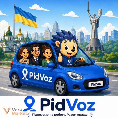 PidVoz - Сервіс спільних поїздок на роботу
